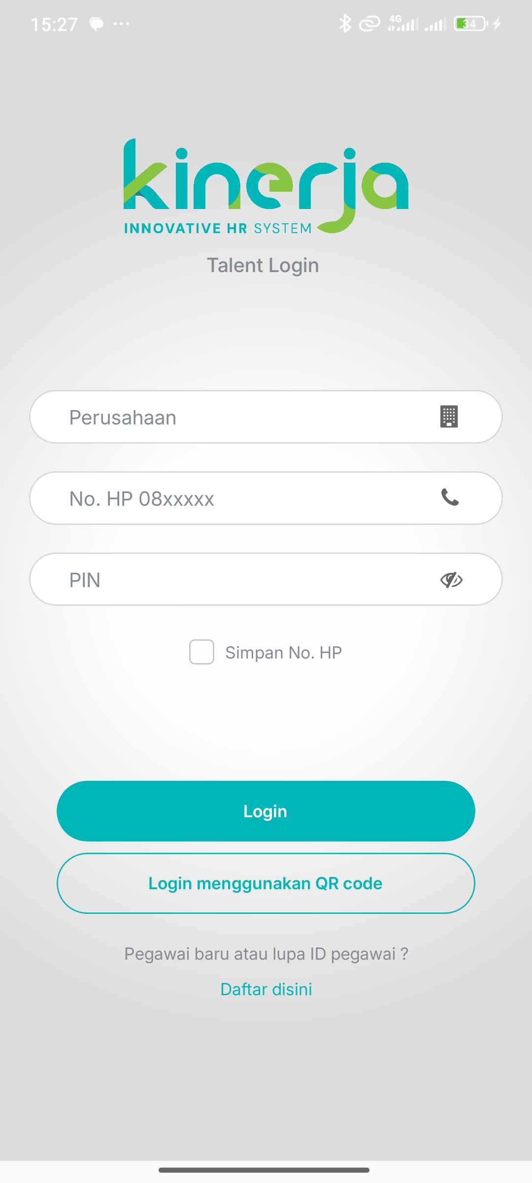 KinerjaHR Mobile App